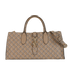 Jackie Tote, &pound;895, Handbags, Brown, Canvas, Front view